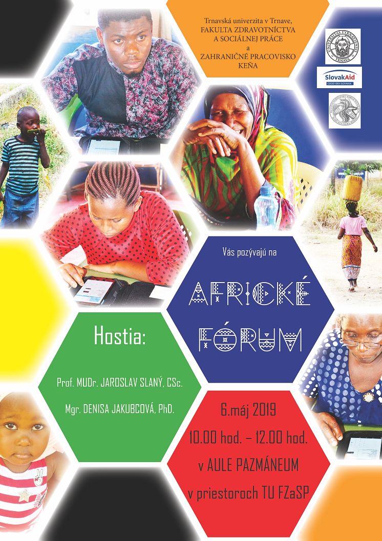 Pozvánka na Africké fórum – Aula Pazmáneum na FZaSP TU dňa 6.máj 2019