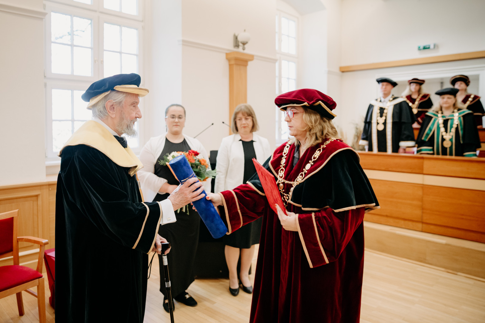 Čestný doktorát udelený prof. Bohumilovi Chmelíkovi