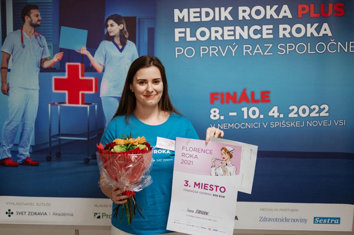 V súťaží Florence roka 2021 získala finalistka I. Mikulová výborné 3. miesto