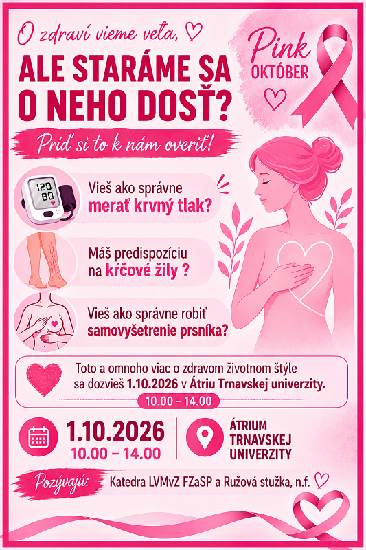 Ružový október na Trnavskej univerzite