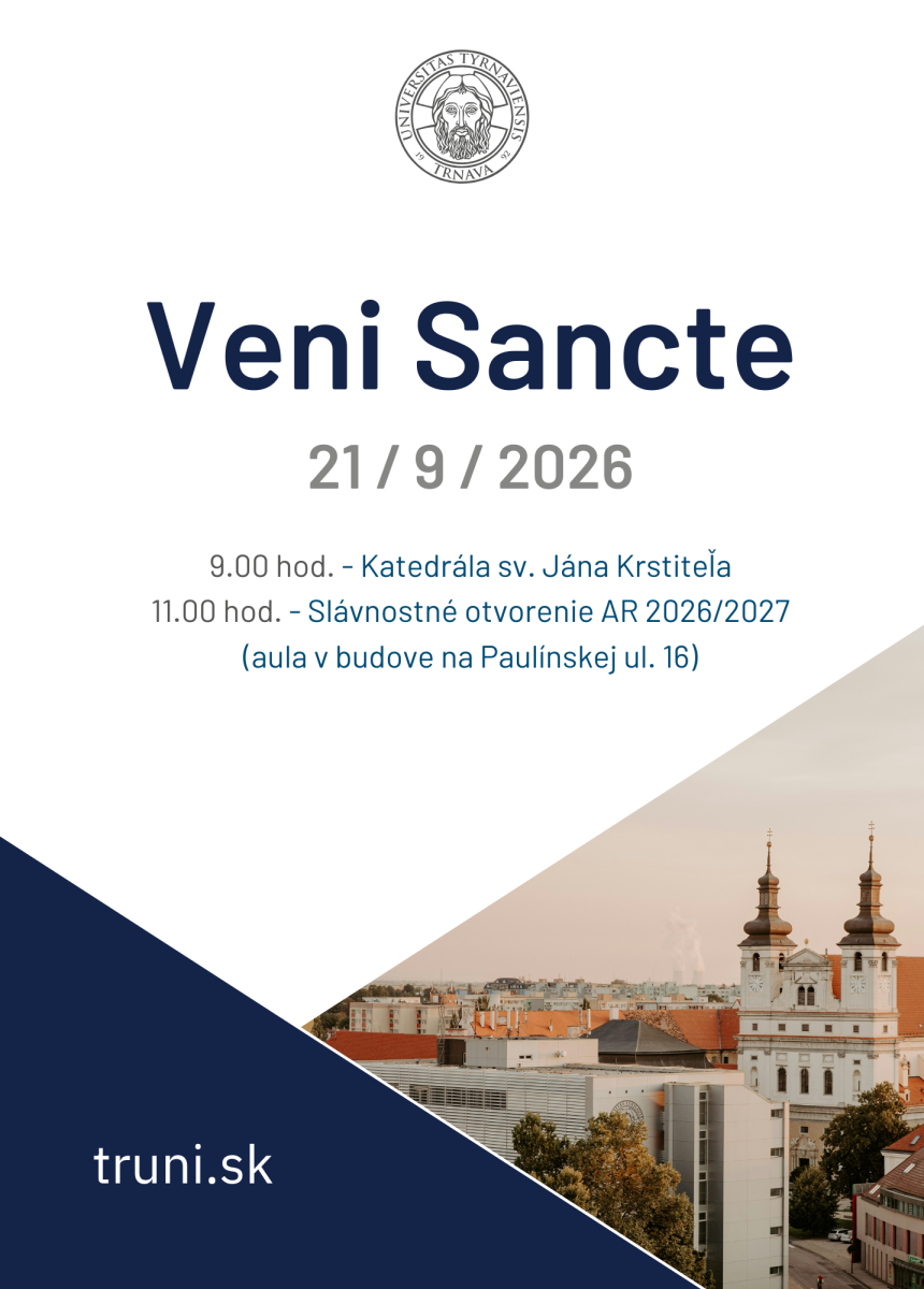 Slávnostné otvorenie akademického roka 2026/2027