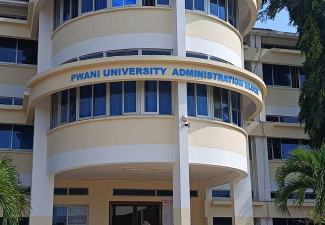 Administratívna budova Pwani University. Kilifi, Keňa