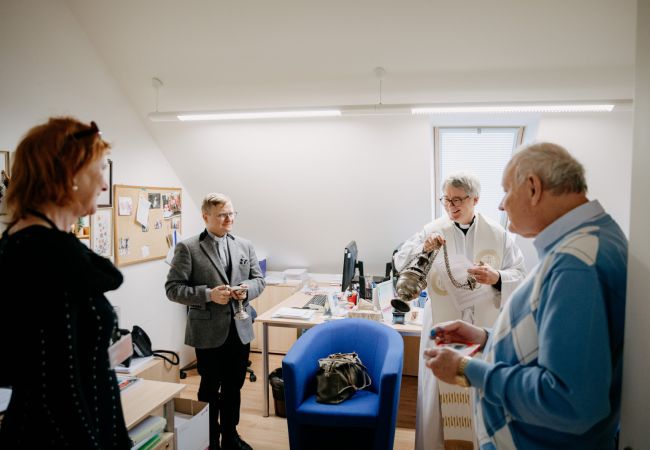 Požehnanie priestorov Fakulty zdravotníctva a sociálnej práce na Trnavskej univerzite