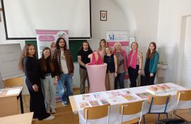 Školenie dobrovoľníkov v  „Projekte vzdelávania študentov na podporu šírenia informácií o význame a dôležitosti prevencie a OnkoKontroly“