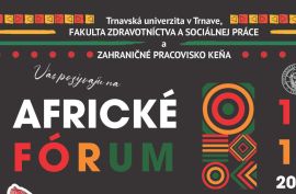 Pozvánka na Africké fórum- Aula Pazmáneum na TU FZaSP dňa 15.10.2024 (utorok) v čase 9:30-11:30.