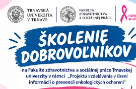 Pozvánka na školenie dobrovoľníkov