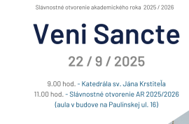 Veni Sancte 2025